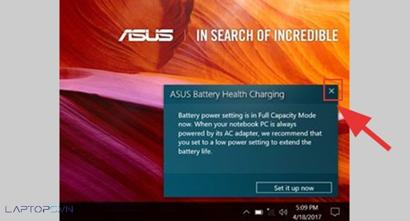 cách cài đặt chế độ sạc pin laptop