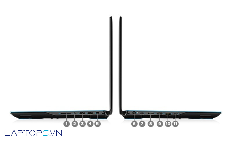 Dell Gaming G3 3500 15 Cổng kết nối Dell G3 3500