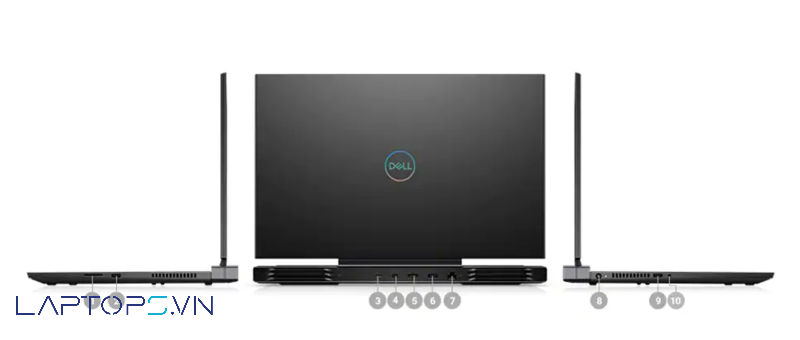 Dell Gaming G7 15 7500 15 Cổng kết nôi Dell G7 7500