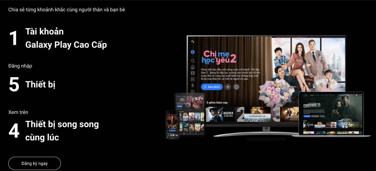 tài khoản Galaxy Play miễn phí 