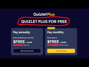 Tài khoản Quizlet miễn phí
